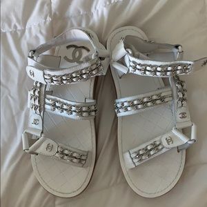 Barely worn Chanel sandals